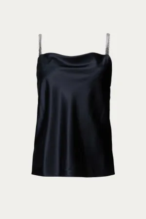 FELICITY CRYSTAL-STRAP CAMISOLE