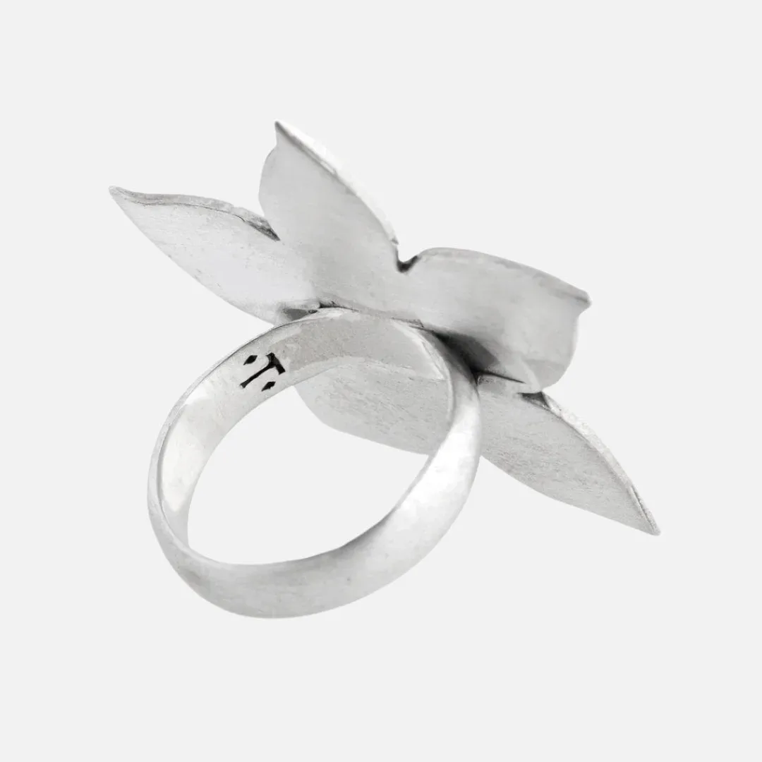 Fleur Ring, Silver