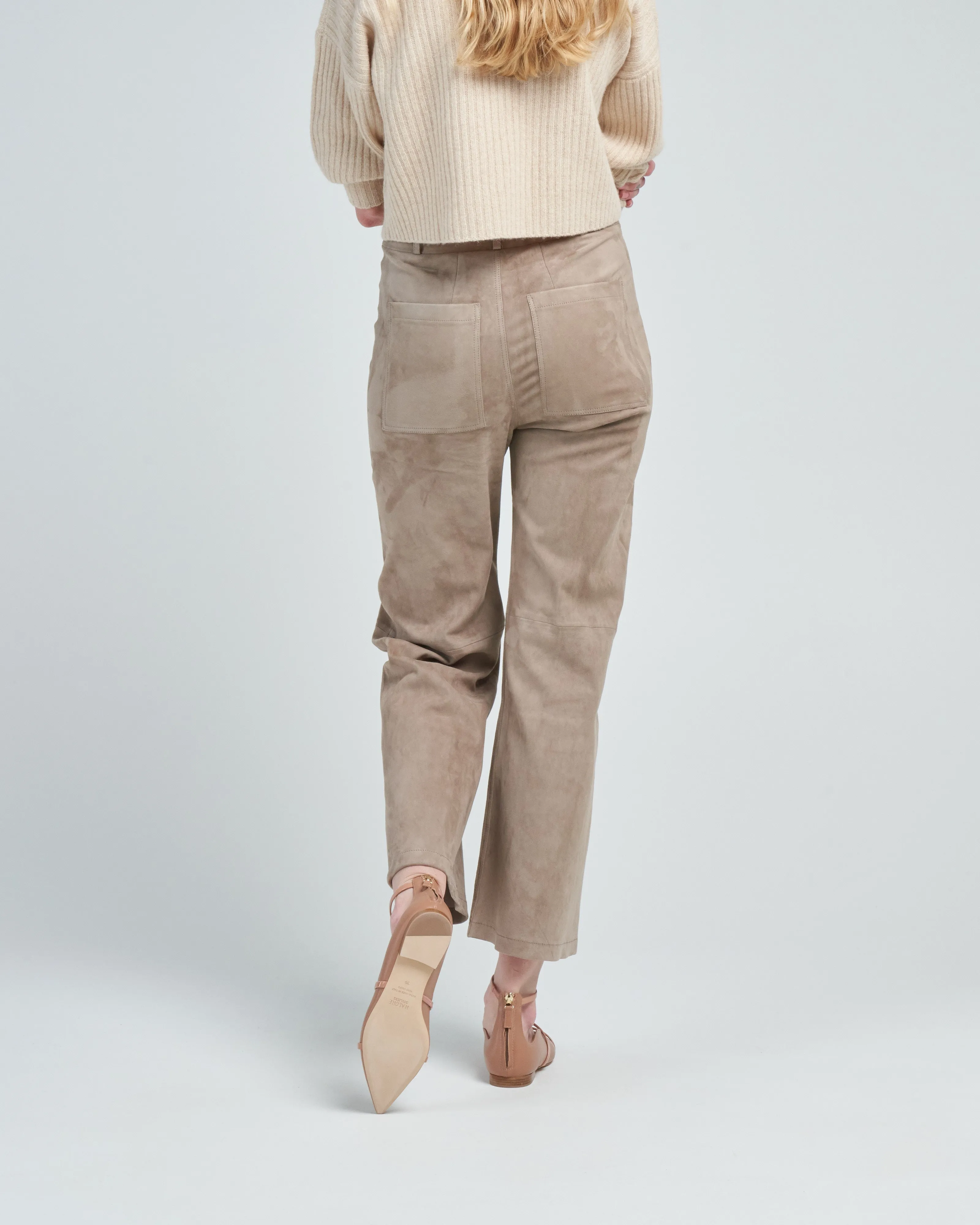 giacinta stretch suede pant