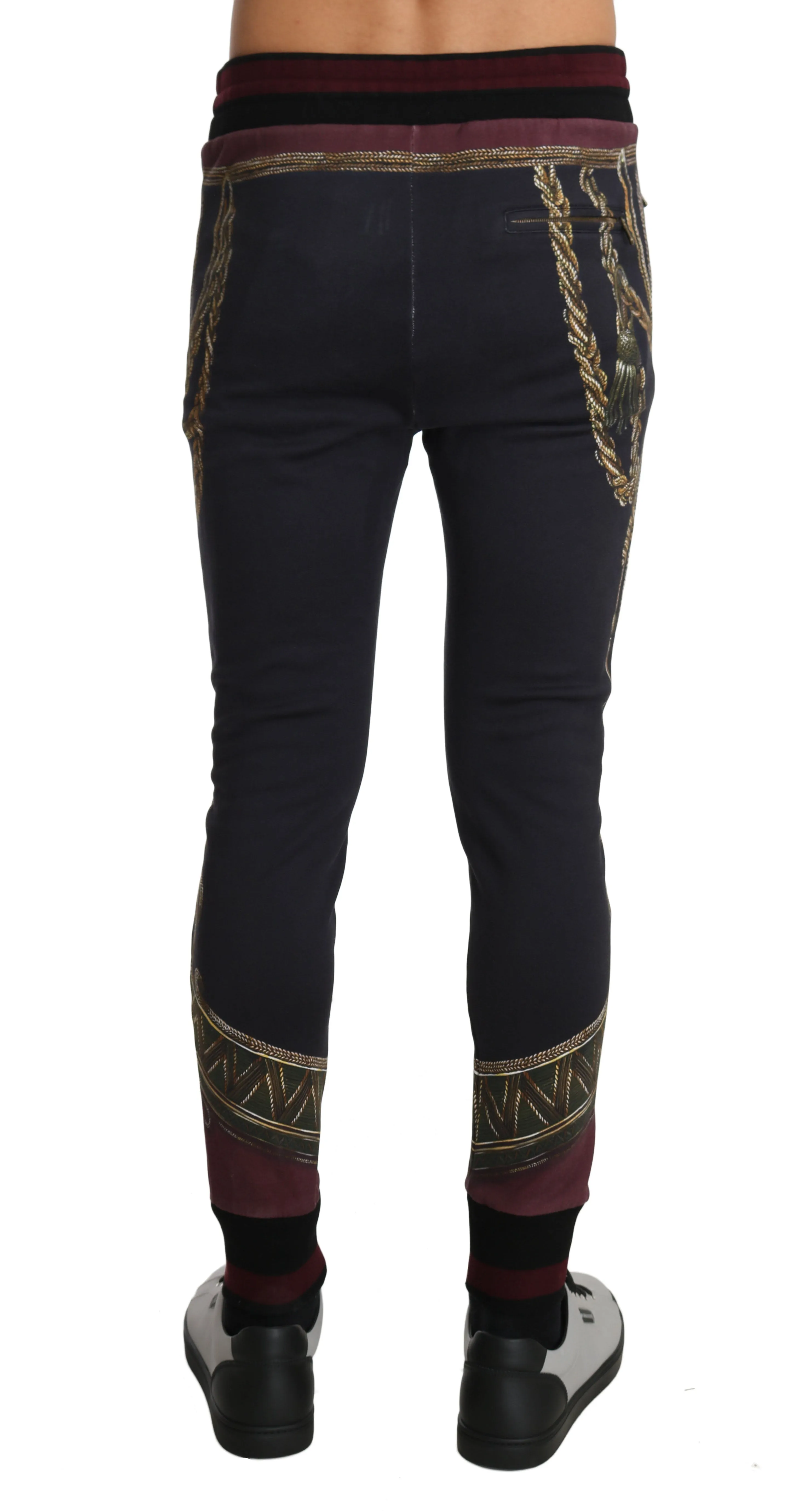 Gray Cotton Gold Medal Training Trousers