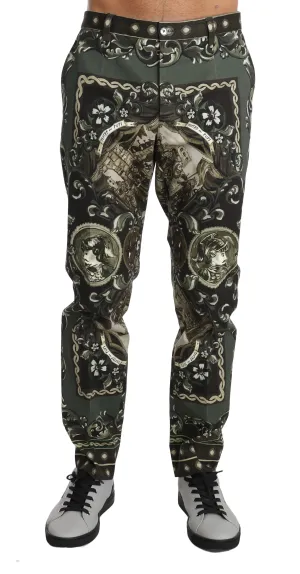 Green Cotton Teatro dei Pupi Trousers