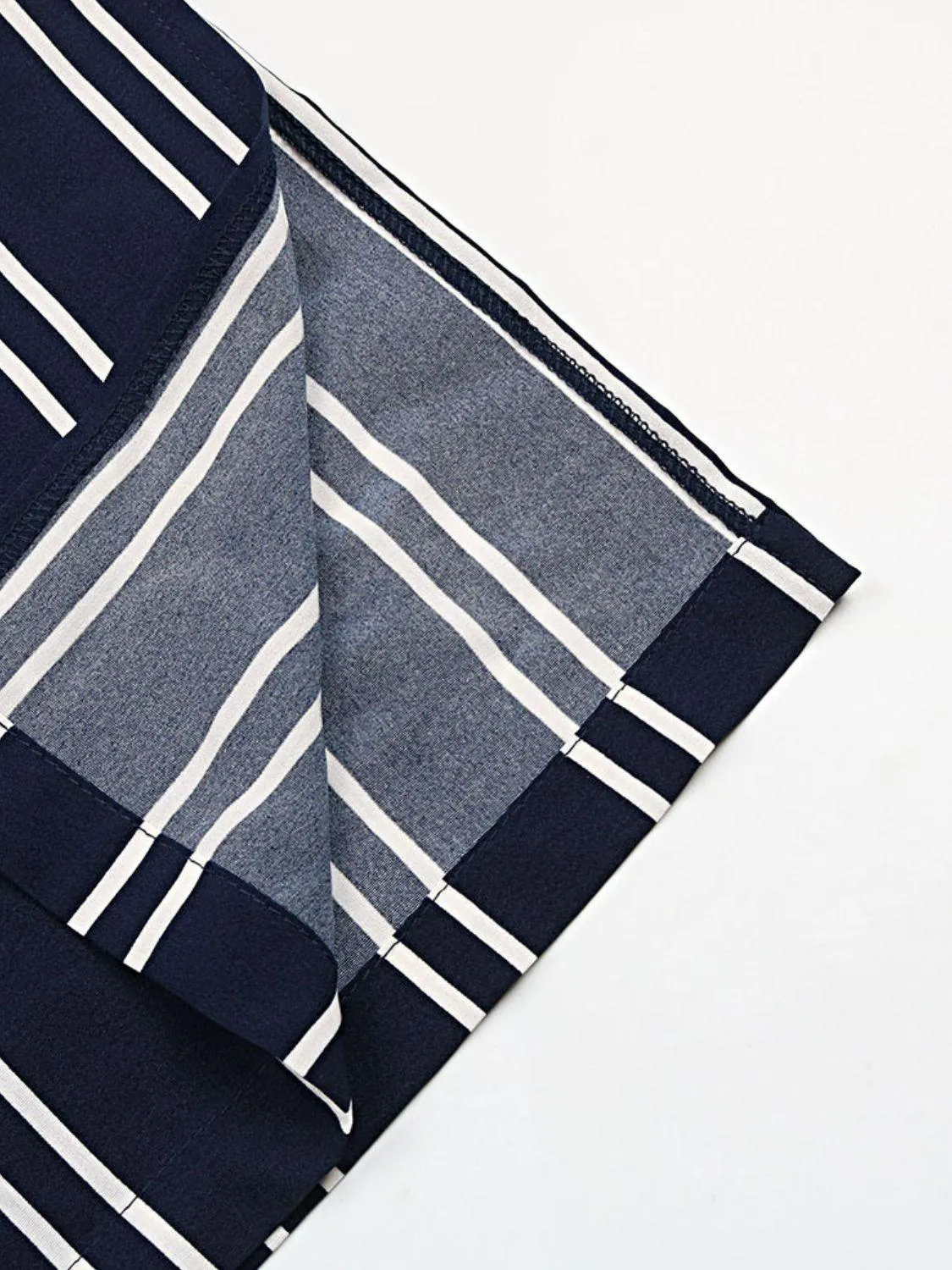 Hazel Blues® | Striped Slit Wide Leg Pants