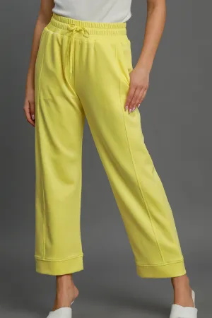 Hazel Blues® |  Umgee Drawstring Elastic Waist Wide Leg Pants