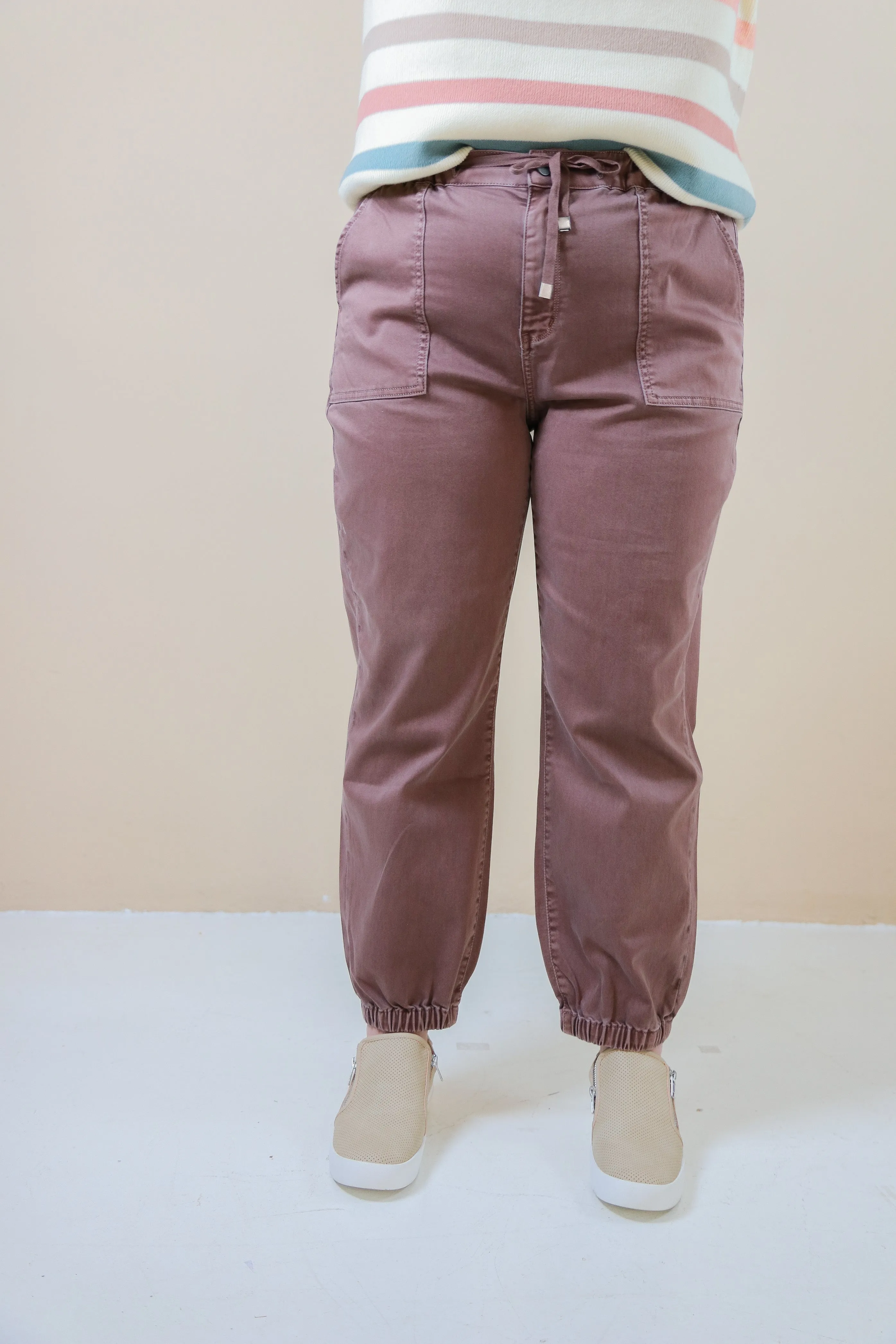 High Rise Cropped Jogger