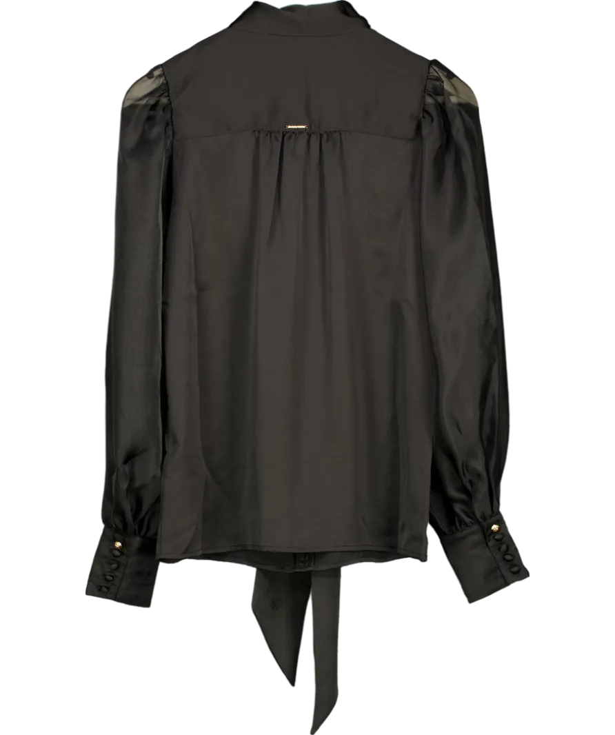 Holland Cooper Black Ariella Blouse UK 6