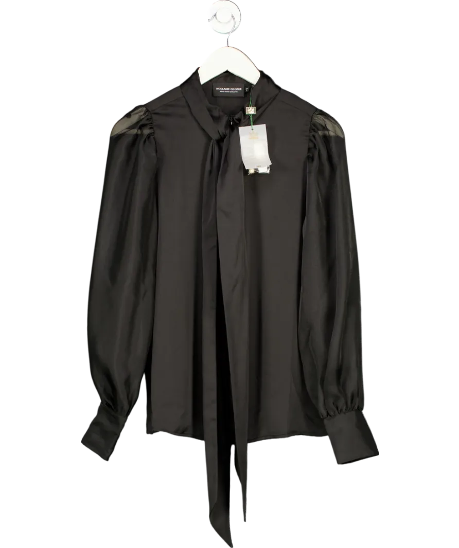 Holland Cooper Black Ariella Blouse UK 6