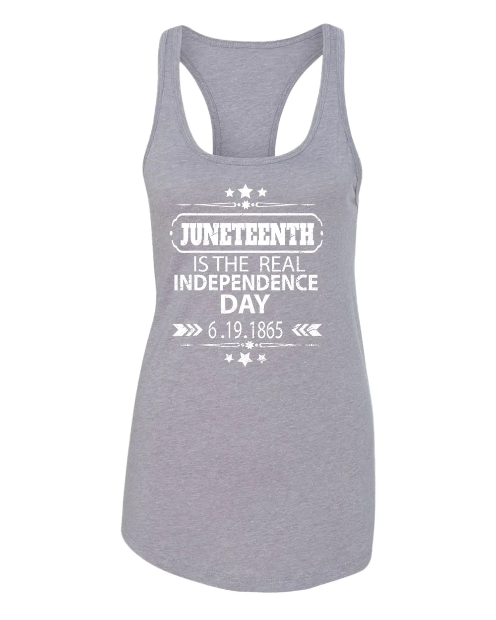 Juneteenth is the real independence day tank top