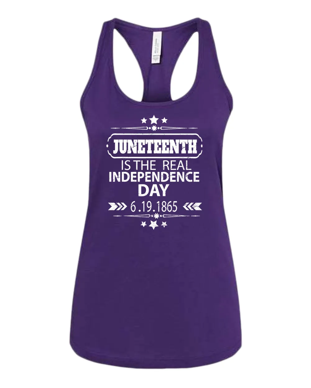 Juneteenth is the real independence day tank top