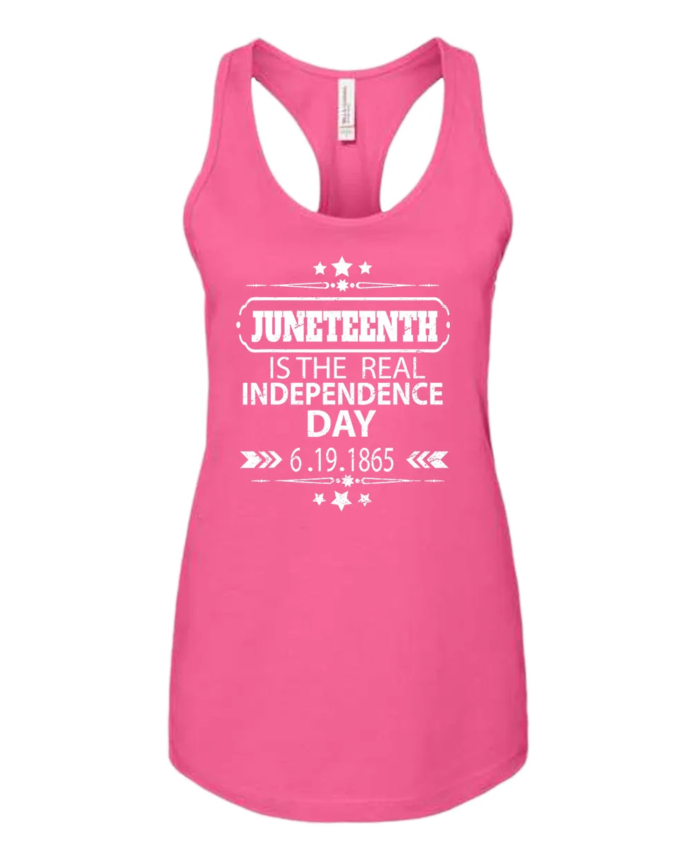 Juneteenth is the real independence day tank top