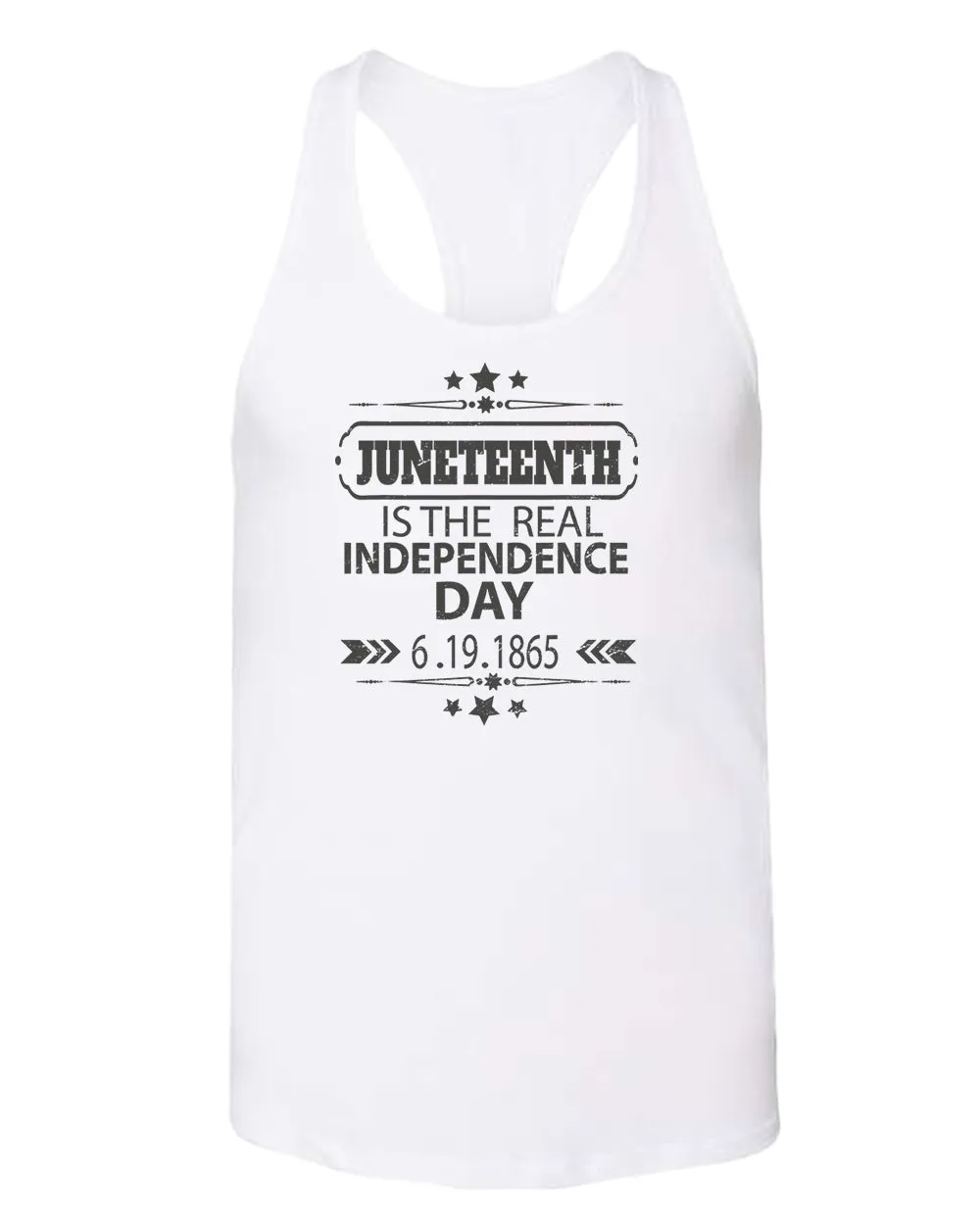 Juneteenth is the real independence day tank top