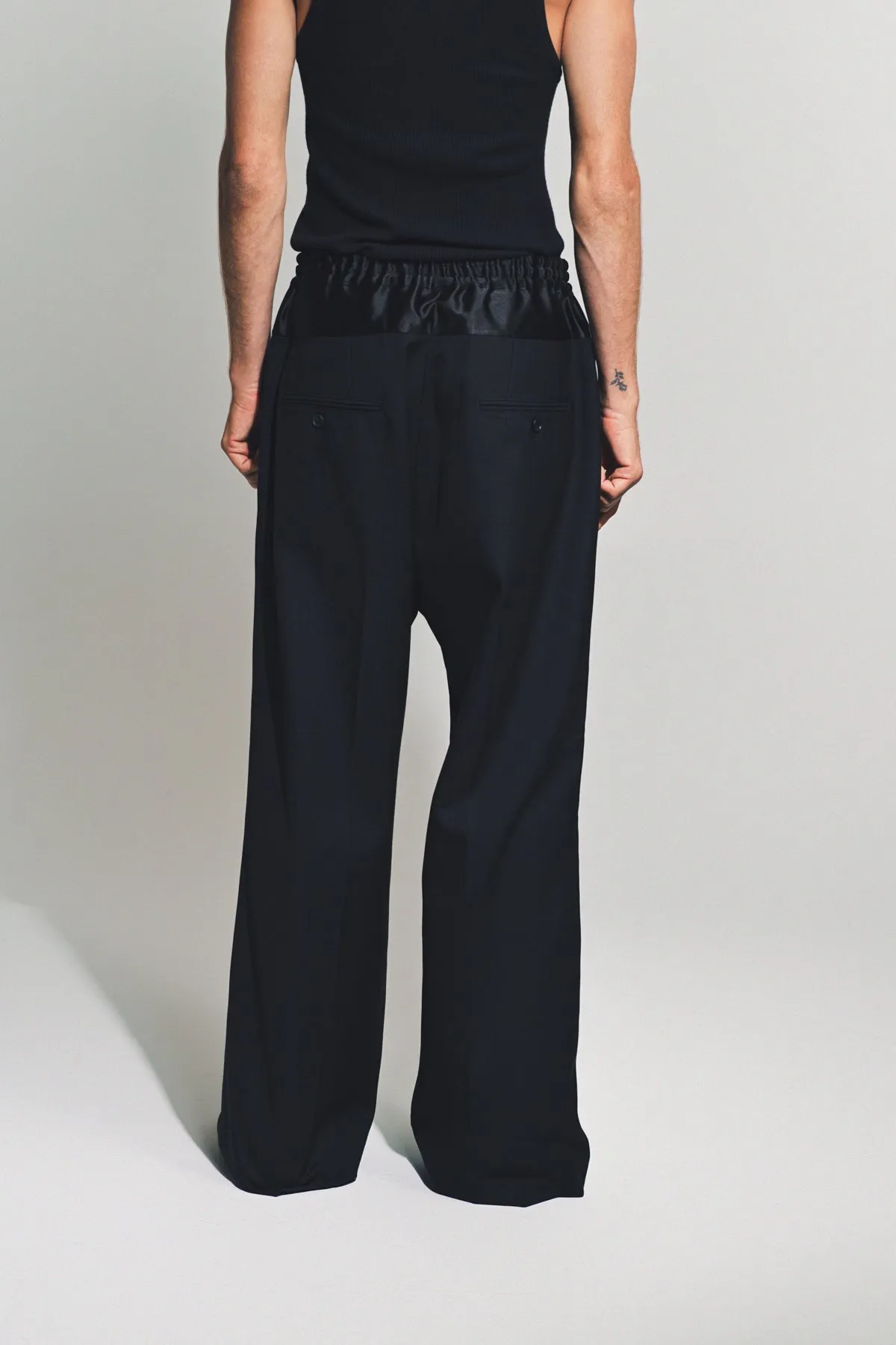 JUNYA WATANABE | DENIM POLYESTER DOUBLE PANTS