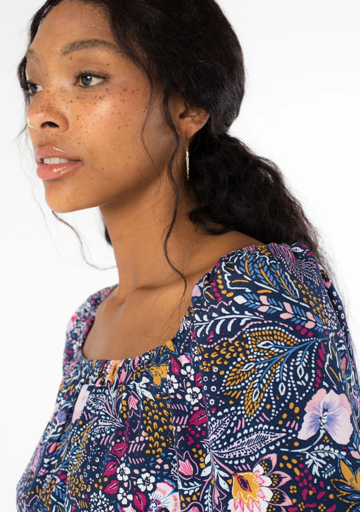 Just Vibes Floral Mini Dress