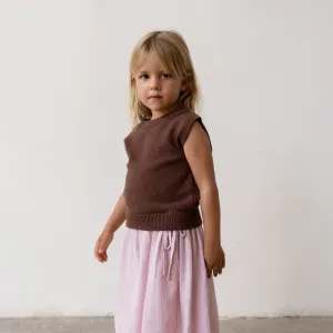 Knit Vest - Cocoa