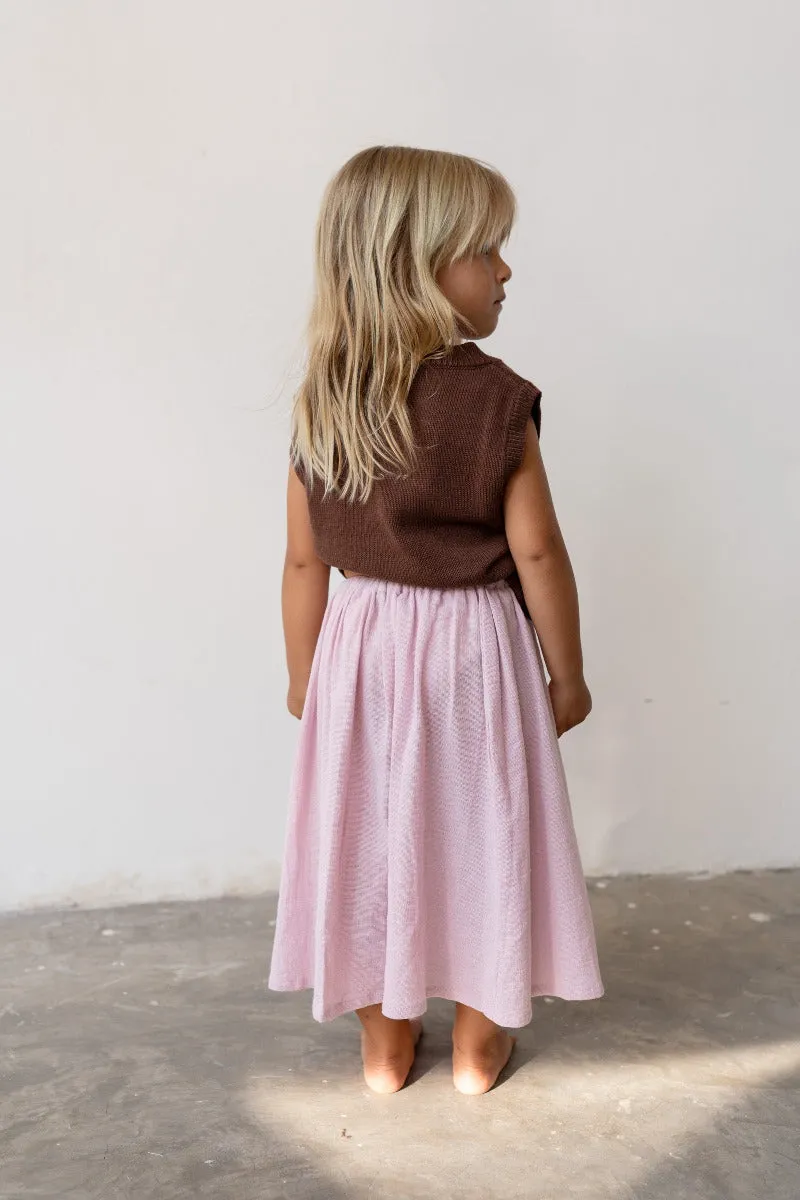 Knit Vest - Cocoa