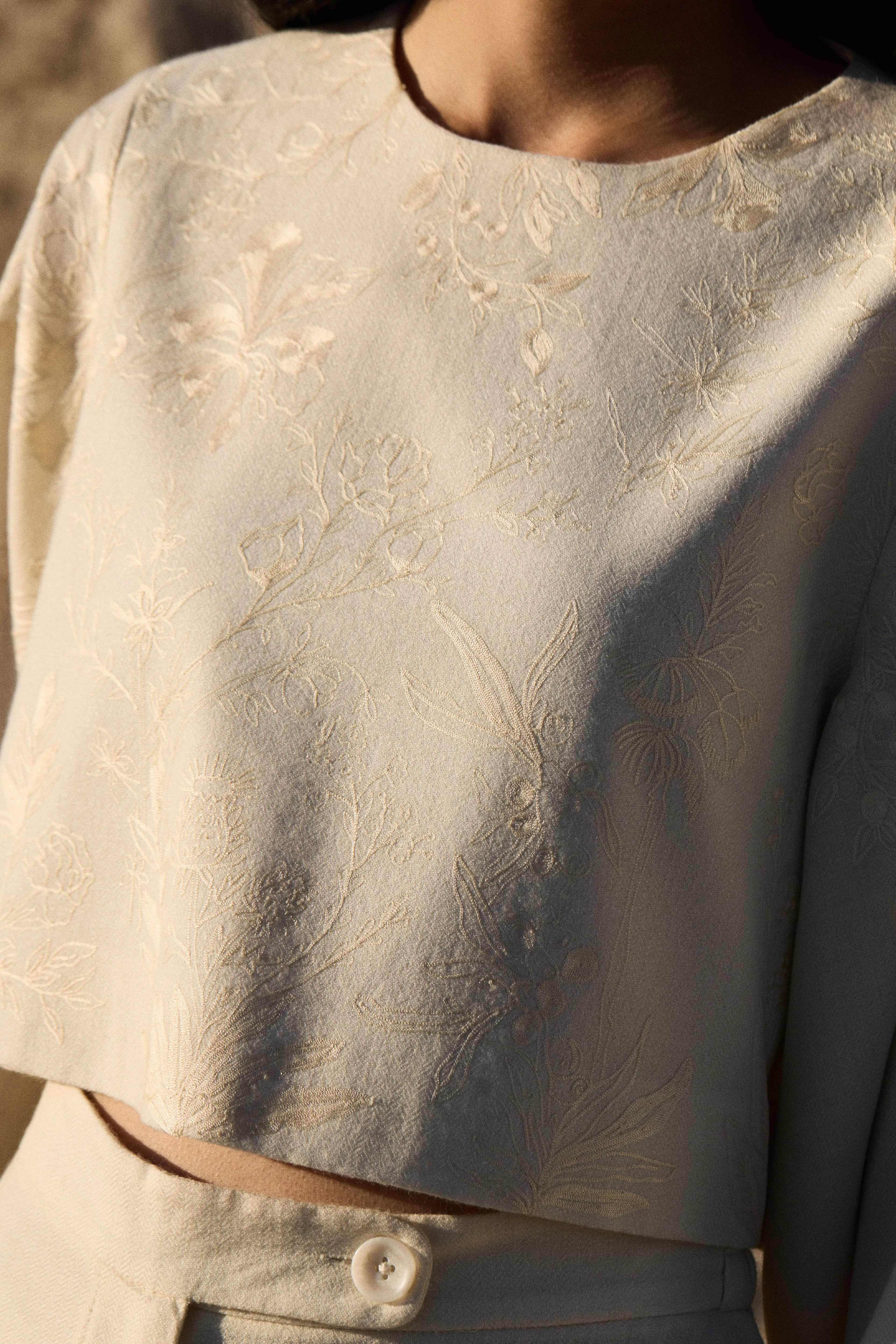 Lamayuru Woollen Top (Ivory)