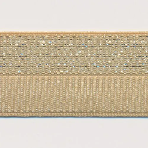 Lame Stretch Tape #162 Cream Khaki