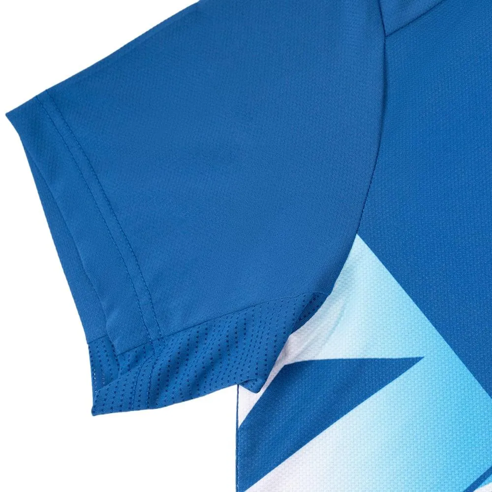 Li-Ning Diamond Gradient Mens Badminton T-Shirt - Dark Blue