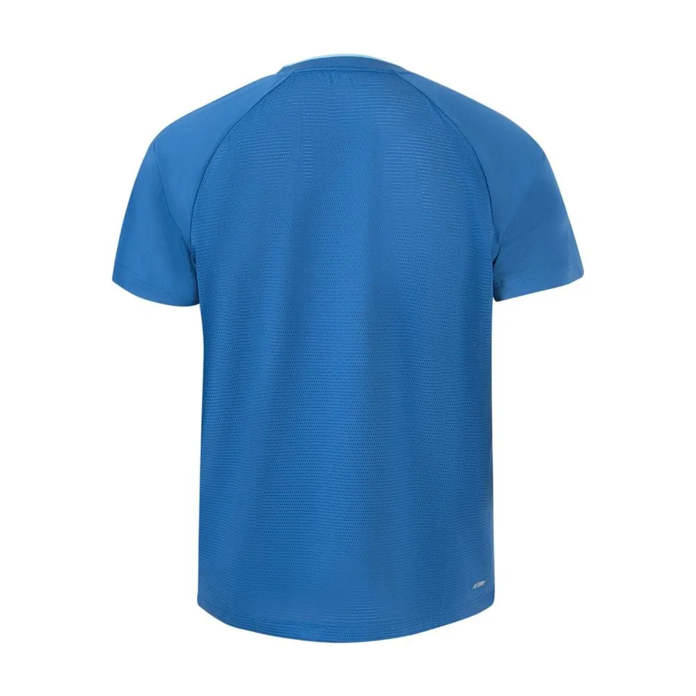 Li-Ning Diamond Gradient Mens Badminton T-Shirt - Dark Blue