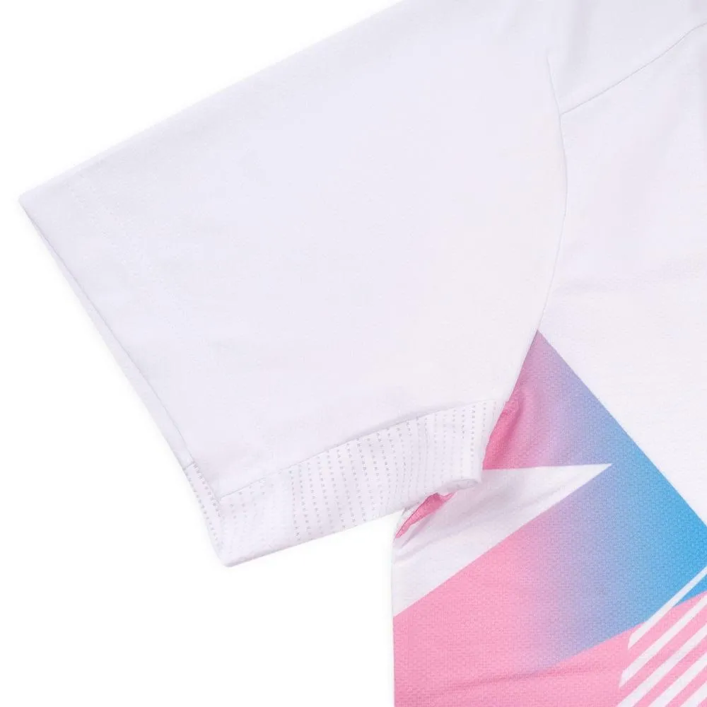 Li-Ning Diamond Gradient Mens Badminton T-Shirt - White
