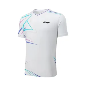 Li-Ning QA Mens Badminton T-Shirt - White