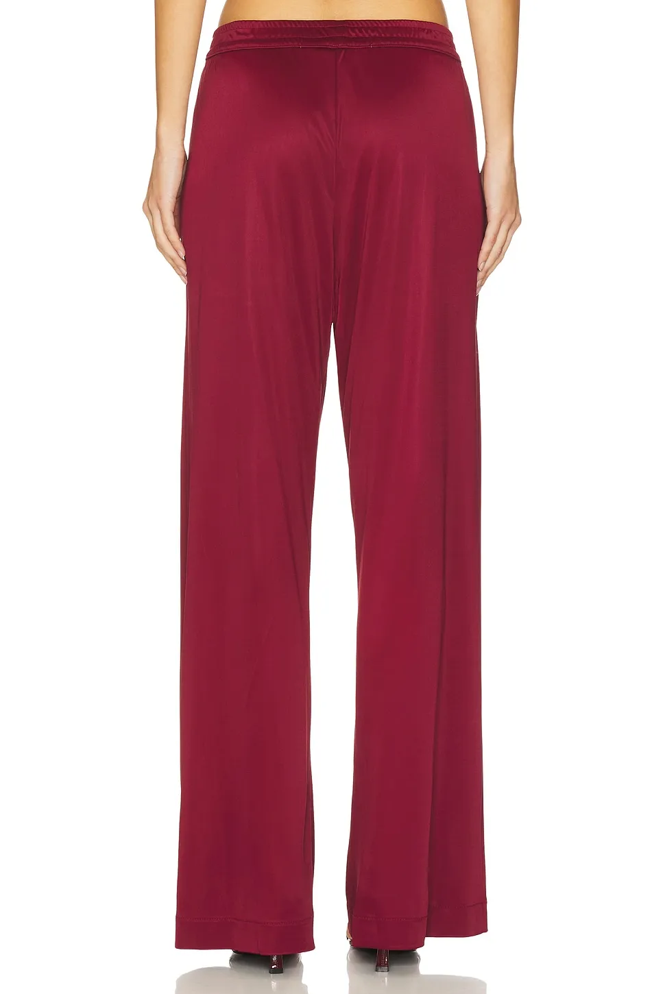 Liquid Jersey Resort Pant in Ruby