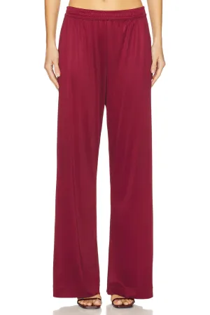 Liquid Jersey Resort Pant in Ruby