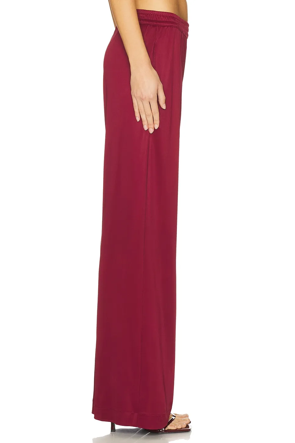 Liquid Jersey Resort Pant in Ruby
