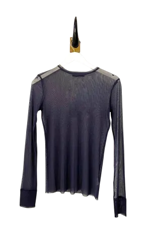 Longsleeve Silk Tulle T - Nightfall
