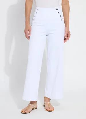 Mallory Sailor Hi Waist Wide Leg Denim (28" Inseam)