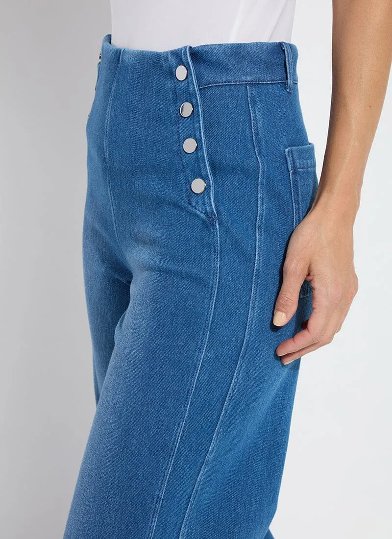 Mallory Sailor Hi Waist Wide Leg Denim (28" Inseam)