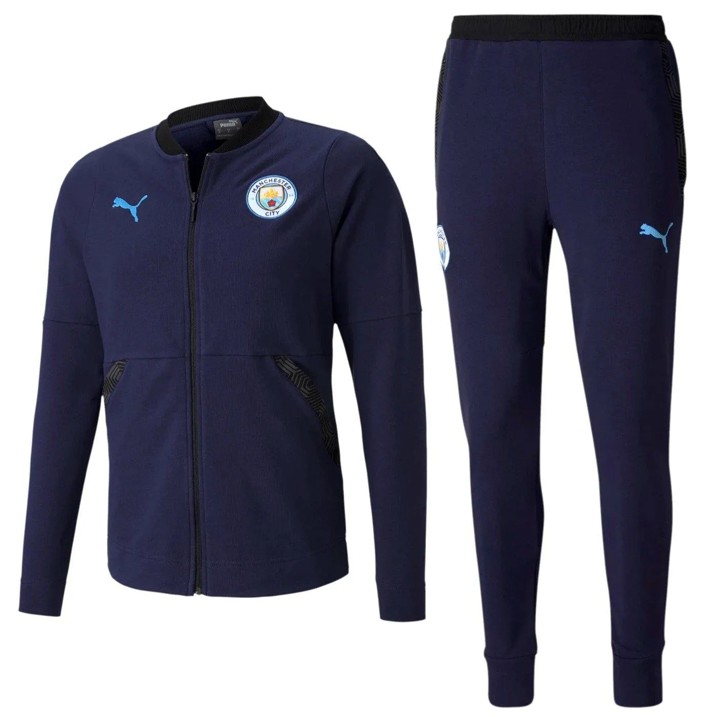 Manchester City Casual presentation Soccer tracksuit 2020/21 - Puma