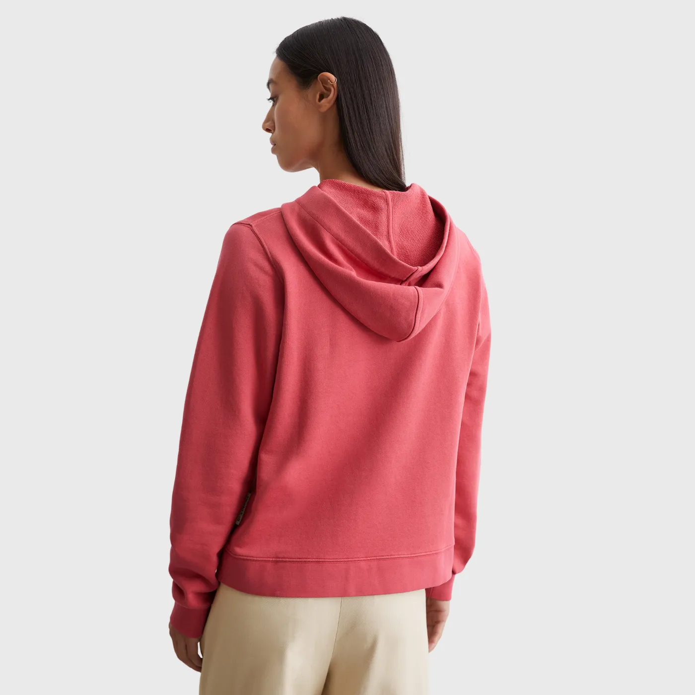 Marco O' Polo Organic Cotton Hooded Sweatshirt | Berry