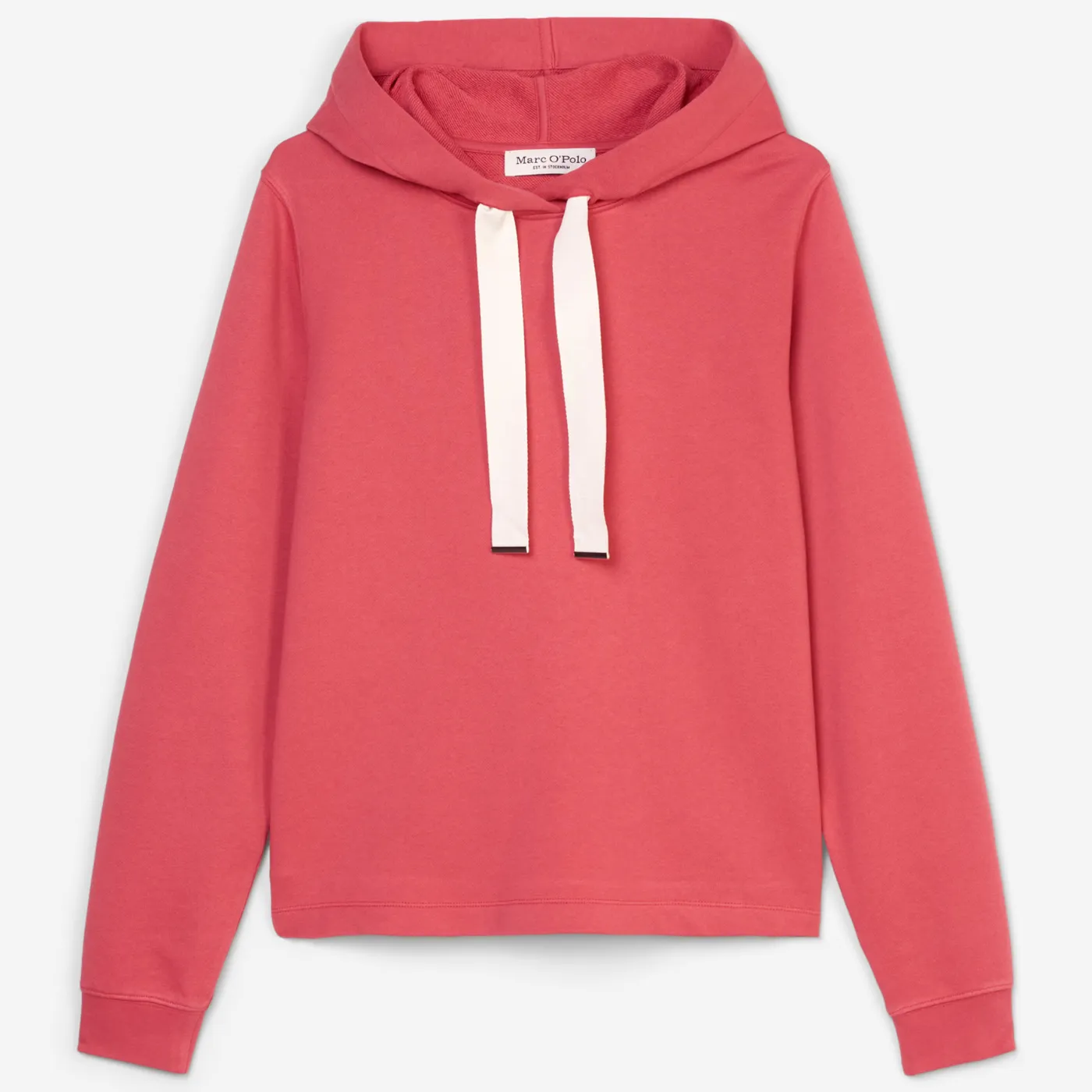 Marco O' Polo Organic Cotton Hooded Sweatshirt | Berry