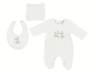 Mayoral 9208 Spanish Bunny Rabbit Pyjamas, Hat and Bib In Stock Now