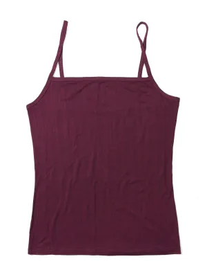 MellowLuxe™ Square Neck Cami Dried Cherry Red Sale