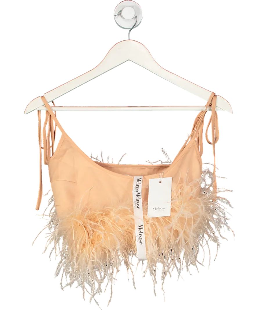 Melrose Haus Orange Deia Top UK XS