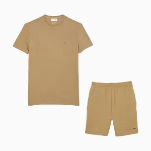 Men's Crew Neck Pima T-shirt And Shorts Outfit