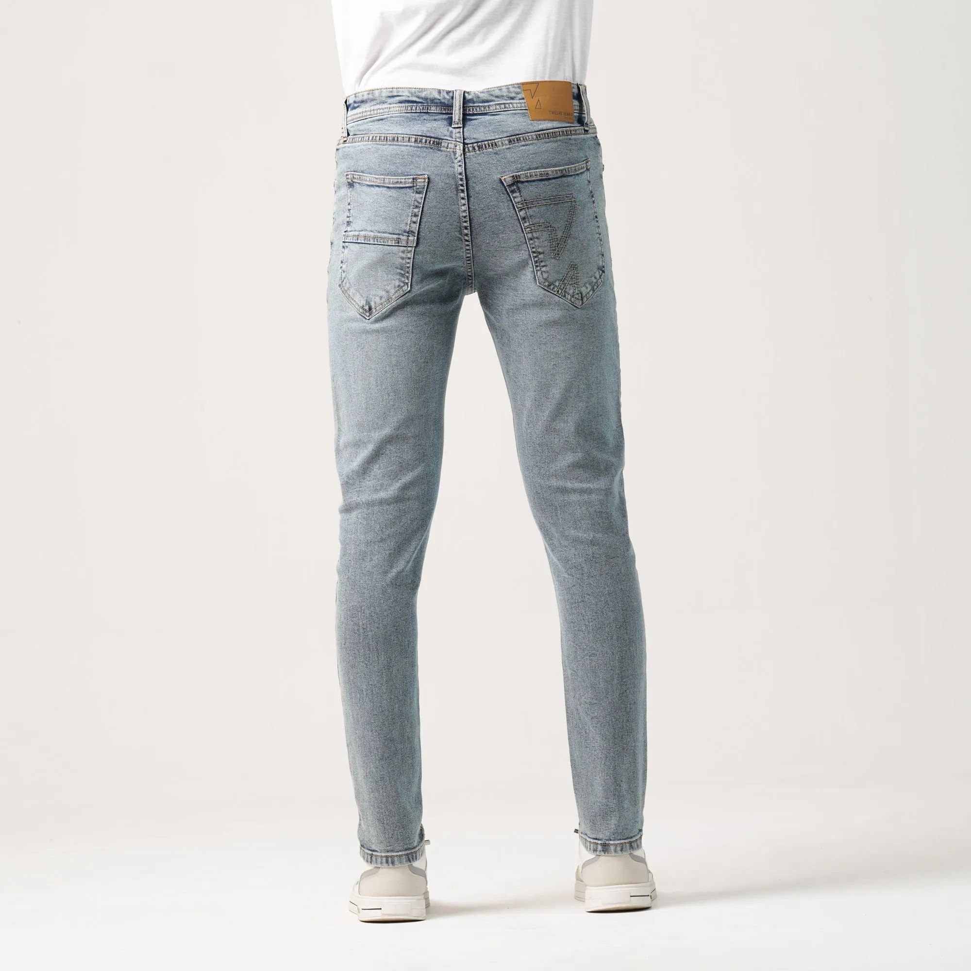 Mens Denim Pant-Light Blue