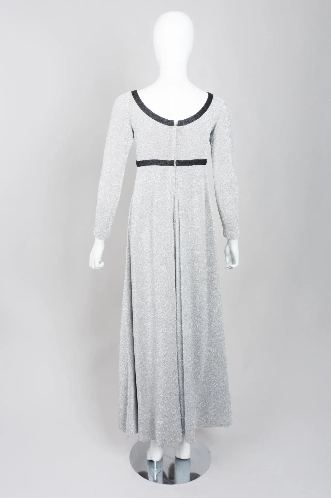 Metallic Lamé Cross My Heart Dress