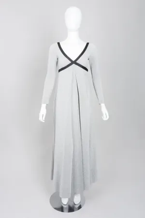 Metallic Lamé Cross My Heart Dress