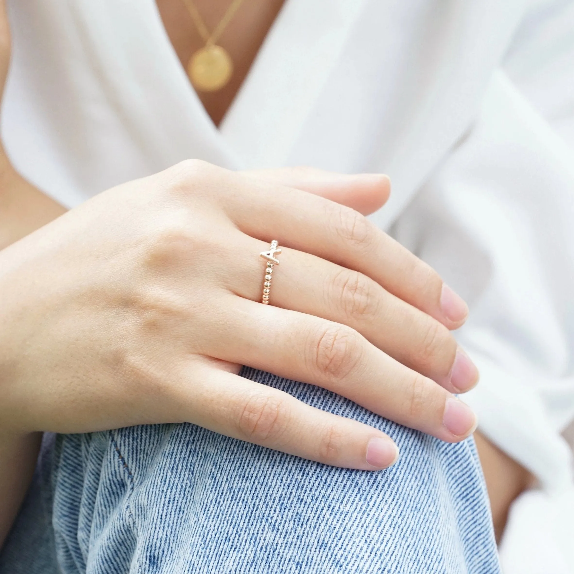 Minimalist Name Ring