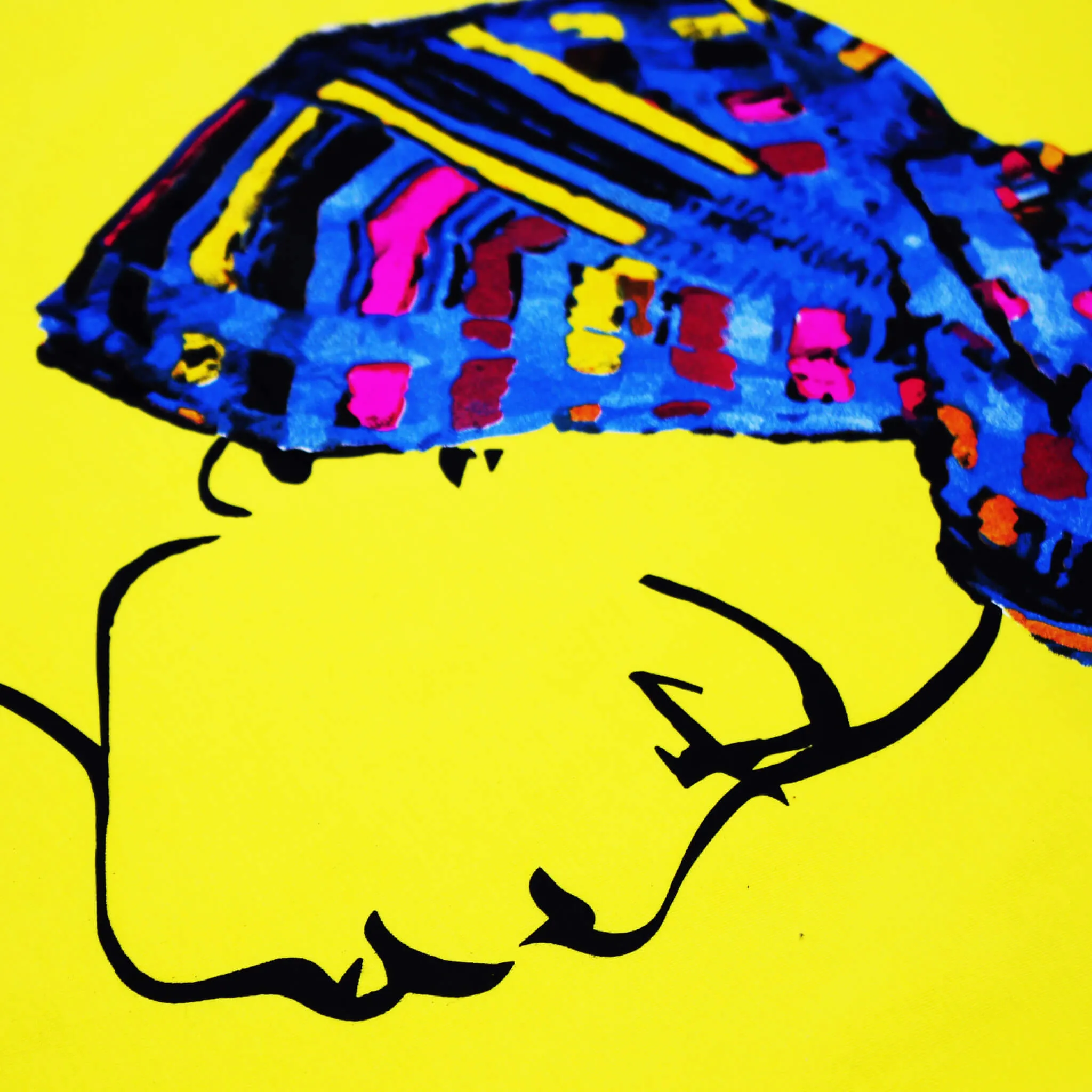 MISS AFRICA WITH TRIBAL TRADITION HEAD WRAP (UNISEX SHORT SLEEVE T-SHIRT)