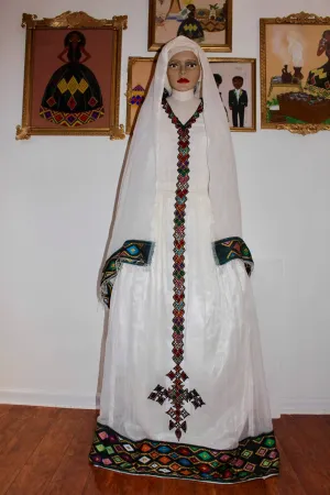 Multi-Colored Habesha Kemis