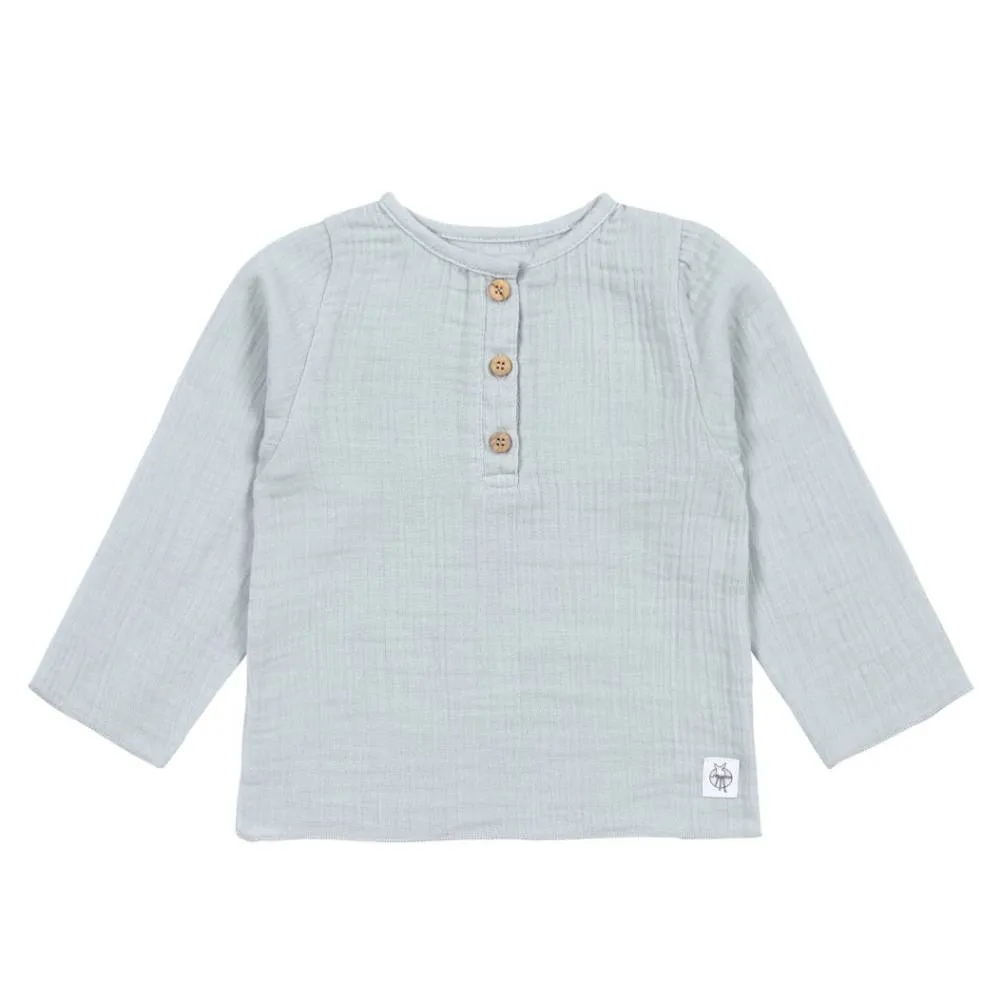 Muslin Long Sleeve Shirt aus 100% Bio-Baumwolle GOTS