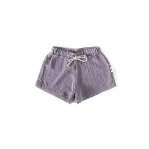 Muslin Shorts - Lavender Fog