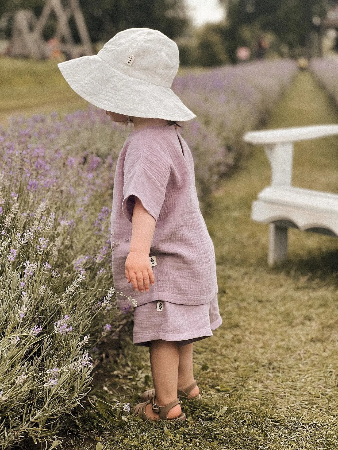 Muslin T-shirt  - Lavender Fog