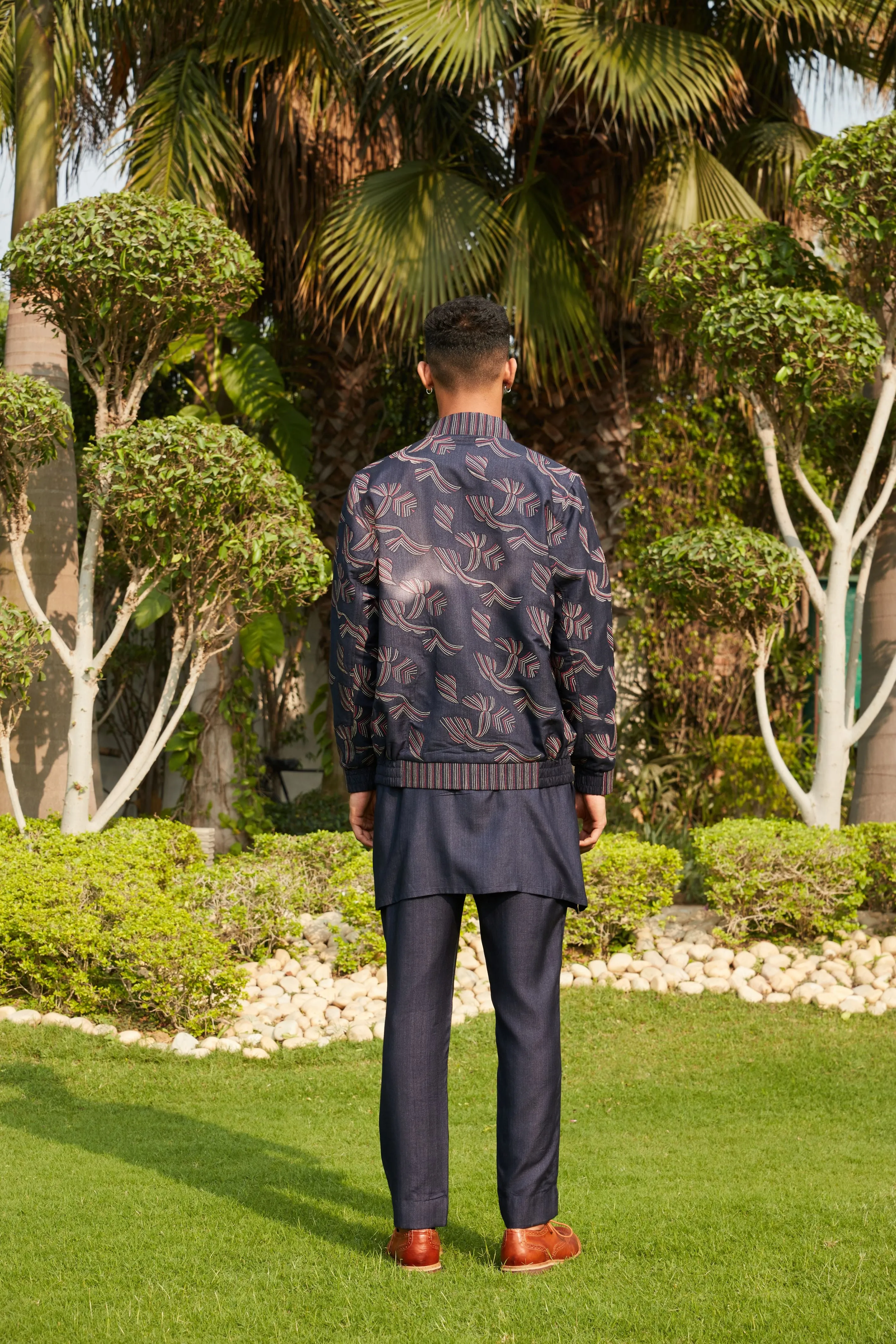 Nur Bomber Jacket & Kurta Set
