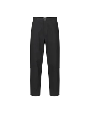Off-Race Cotton Twill Pants - Black