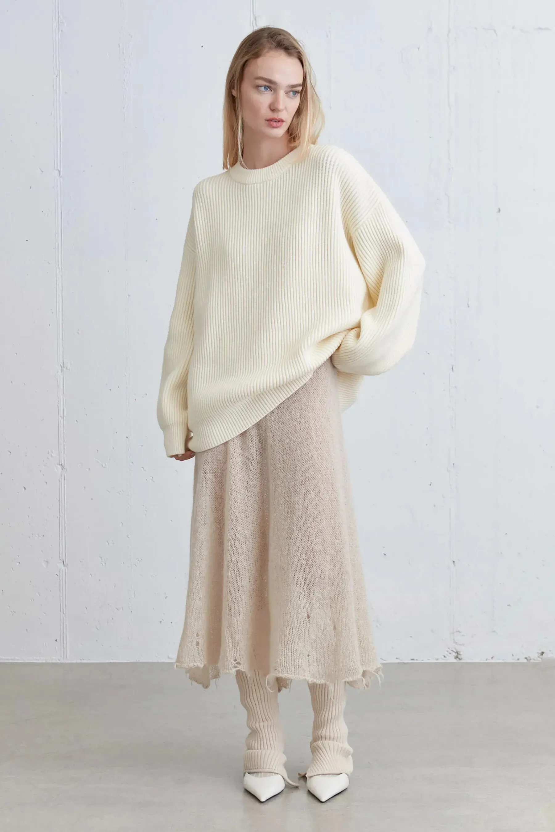 Oversized Crewneck Sweater
