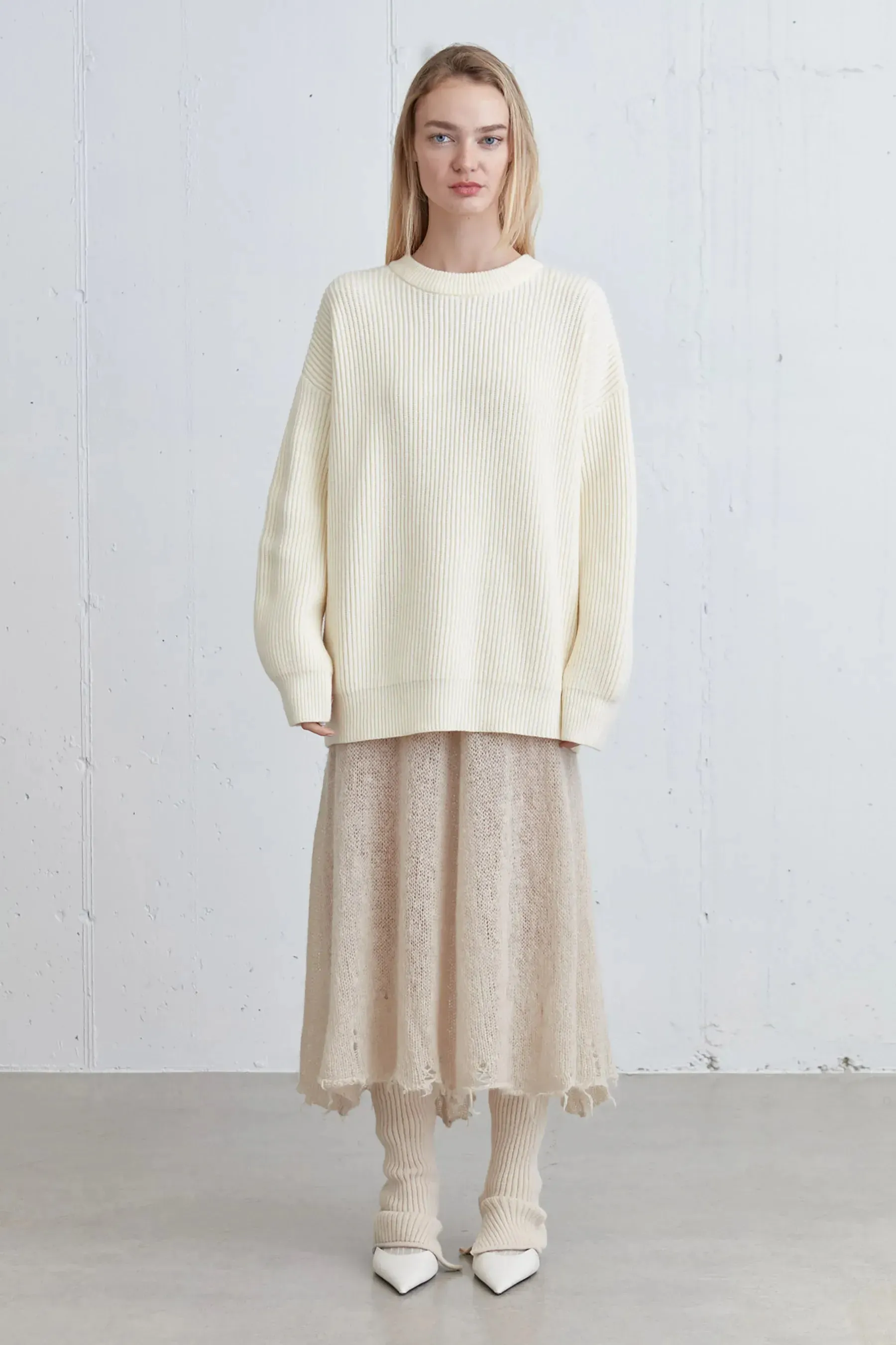 Oversized Crewneck Sweater